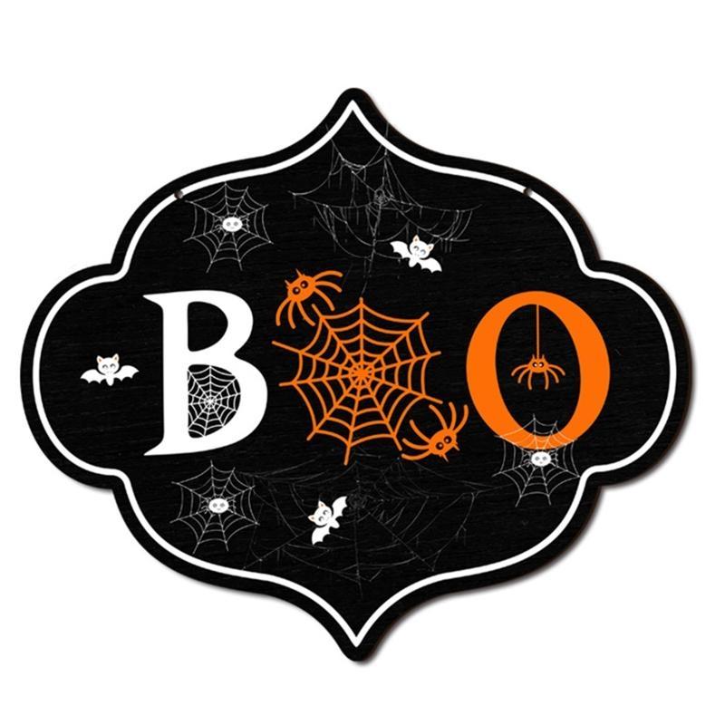 652F Хэллоуинские подвесные украшения Знак с веревочным крючком для фестивальной вечеринки Дверь