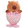 Наряди Капибару Плюшевая Игрушка Симуляция Капибара Пушистая Кукла Русалка Капибара Плюшевая Подарок на День Рождения