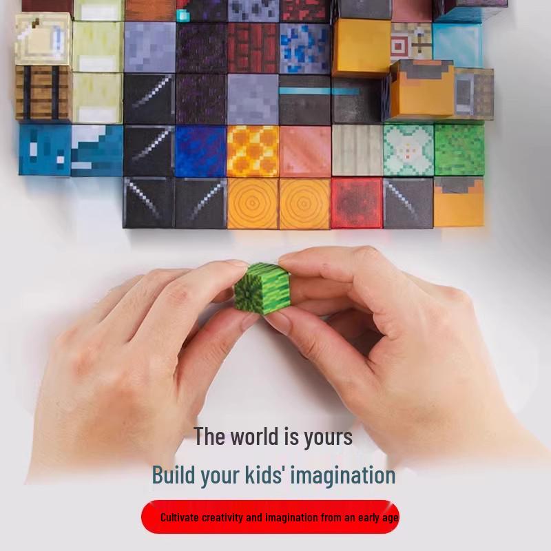 Magnetic Cube Building Blocks – Kids' Educational Toy Set for Boys