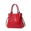 New European and American Fashion Embossed Lychee Pattern Six-piece Set for Women's Bag Versatile Women's One-shoulder Hand Length Straddle Bag