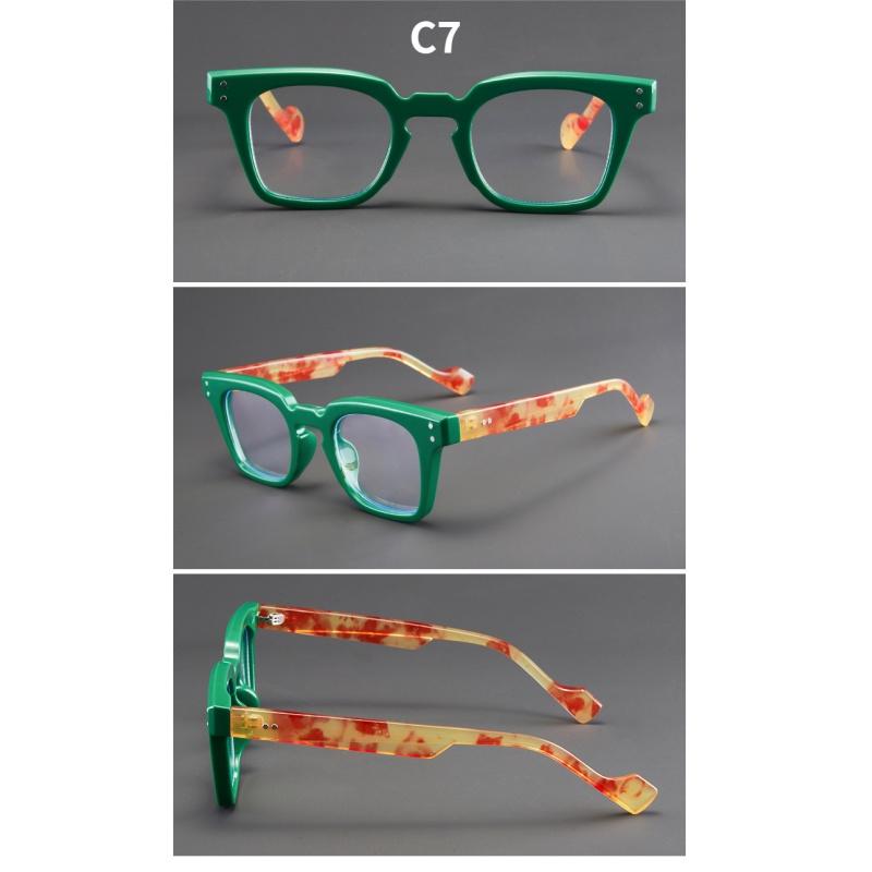 Women's glasses, men's and women's fashion square large-frame glasses