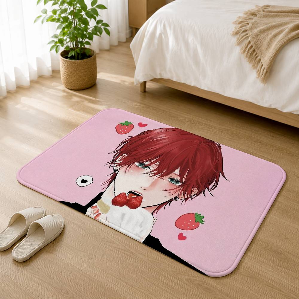 A Love Too Captivating Riku Misuzu Aoba Short Plush Rug Carpet Machine Washable Soft Comfortable Anti?Slip Floor Mat Home Decor