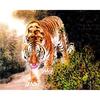 Diy Diamond Painting Cross Stitch Landscape Resin Diamond Embroidery Diamond Moasic Needlework Tiger