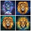 50x50cm 5d Diamond Painting Lion Diamond Embroidery Animal Pictures Of Rhinestones Mosaic Cross Stitch Craft Kit