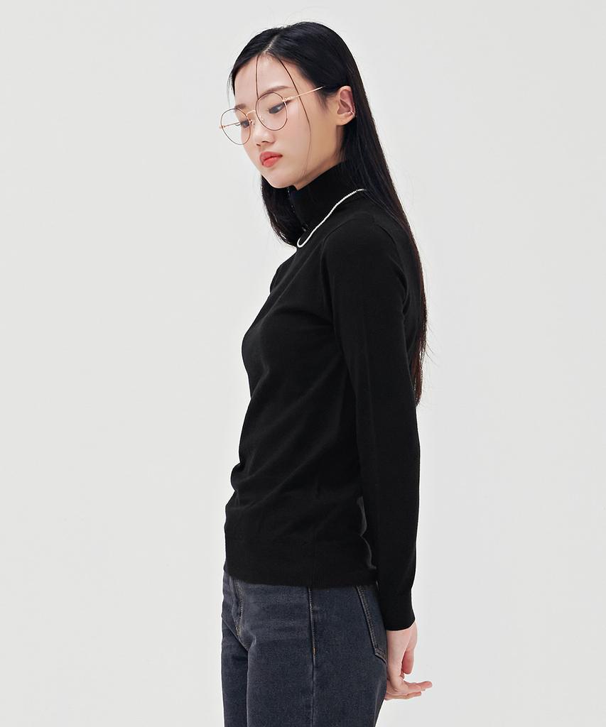 CHASECULT Women'S Basic Turtleneck Sweater-Bgzg5205E03
