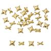 Copper Four Pointed Star Separated Beads For DIY Jewelry Making Craft Accessories