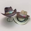 Богемная Складная Ковбойская Шляпа Мужская и Женская Солнцезащитная Шляпа для Улицы, Пляжа, Дышащая Соломенная Шляпа