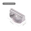 Stainless Steel Garlic Press and Peeler: Manual Household Garlic Pounder and Clip Tool