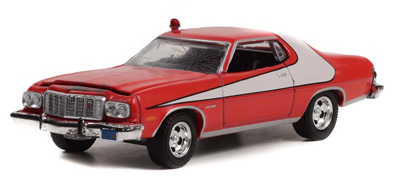 GREENLIGHT Масштаб Ford USA Gran Torino Купе 1976 Старски Хатч Литая Модель Автомобиля 1/64 &