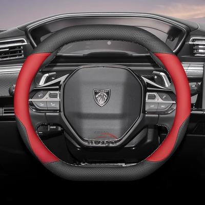 35 см 38 см Кожаная оплетка на руль автомобиля для Peugeot 5008 408 308 Rifter e-Expert Expert e-Traveller Landtrek Аксессуары