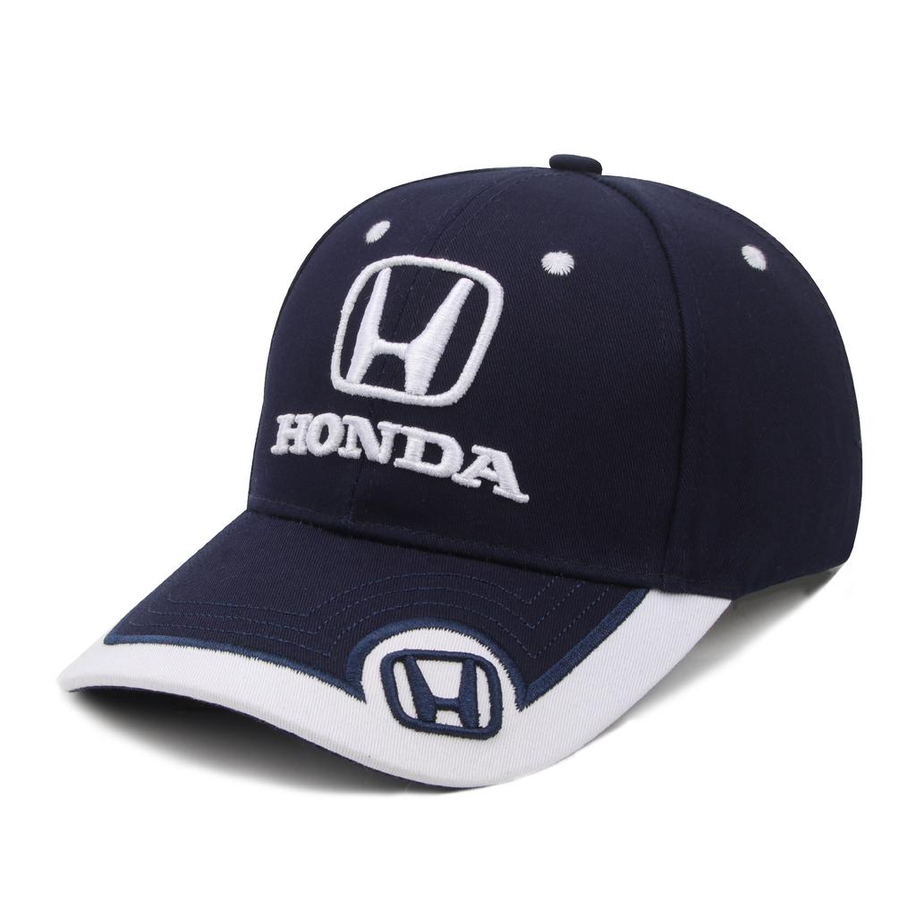 WRS2  HONDA Hip-hop Hat Baseball Cap Outdoor Summer Sports Hat Embroidered Men Women Baseball Cap For Honda Civic Accord CRV HRV Jazz