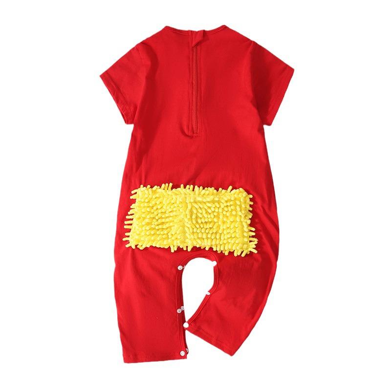 Baby Jumpsuit for Crawling: Spring & Autumn Floor Cleaning Outfit