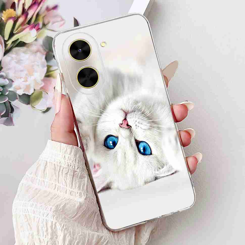 For Xiaomi Redmi A5 NFC Casing Pink Pattern Cover Soft Silicone Phone Case For Redmi A5 RedmiA5 NFC A5NFC 5G Protectors Bumper