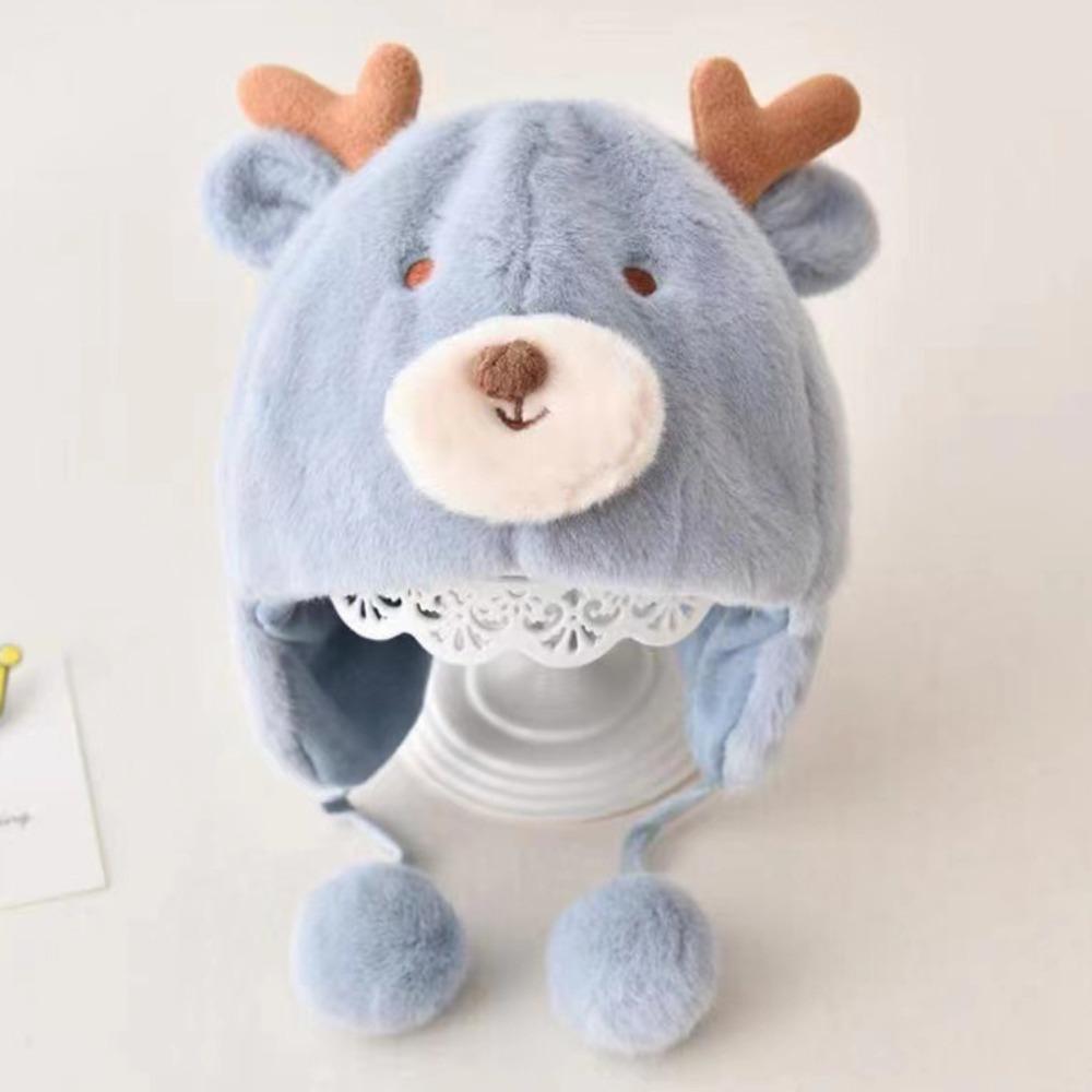 For 2-8 Months Baby Winter Baby Hat Ear Protection Toddler Bonnets Infant Beanie Cap Autumn/Winter