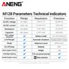 ANENG M128 Multi functional Portable Multimeter 6000 Count Backlit Screen Flashlight On/Off Beep General Electrician Multimeter