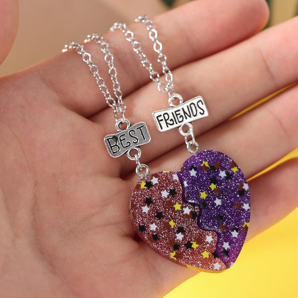 Trendy Fashion Magnet Creative BFF Necklace Friendship Jewelry Friendship Necklace Gift