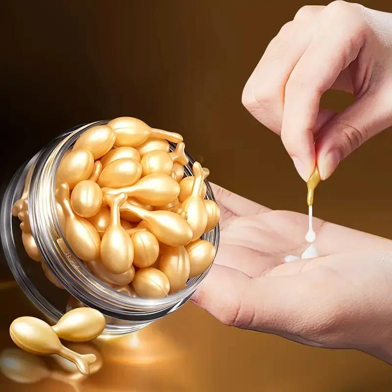 Eye Serum Capsules Vitamin E Moisturizing Eye Cream Anti Puffiness Anti-Aging Remove Dark Circle Anti Wrinkle Firming Eye Care