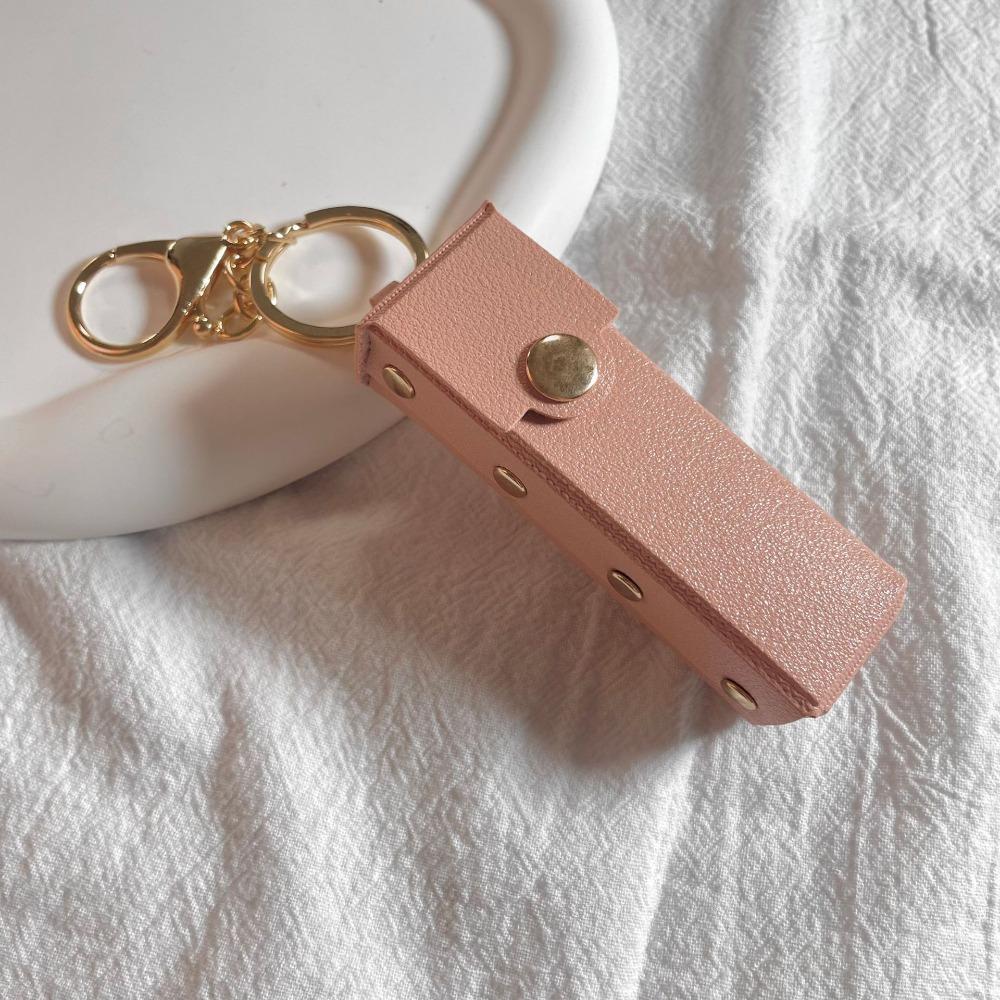 Waterproof Lipstick Bag With Keychain Lipsticks Protective Cover Mini Lipstick Pouch Travel