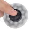 Anxiety Relief Rotating Toy Portable Sun Shaped Fingertip Rotation Toy for ADD ADHD Christmas Black