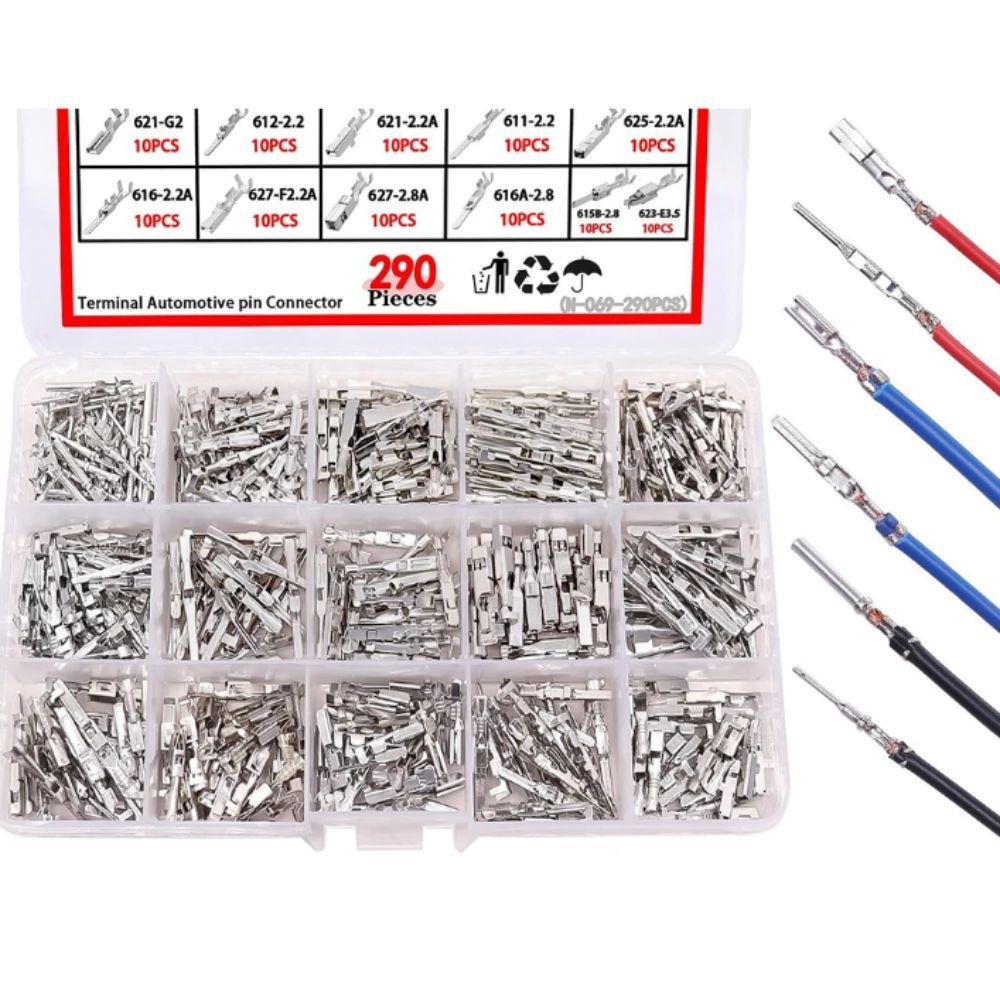 1/1.5/1.8/2.2/2.8/3.5mm Wire Terminal Pins 21Type Electric Connector Pin  Crimping Pins