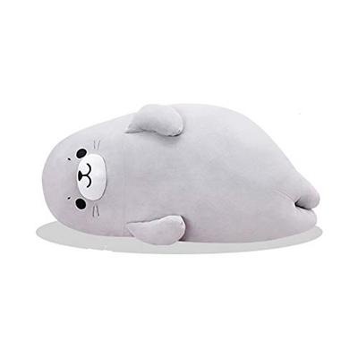 Плюшевая подушка для тела Moecat Life Seal, Милая и мягкая, Идеально подходит для сидения, Подарок на день рождения, 40 см