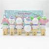 Charming Pvc Winter Angel Figure Blind Box With Six Unique Snowman Designs