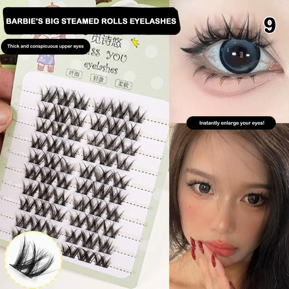 10 рядов накладных ресниц имитация феи аниме ресницы новые натуральные ресницы манга
