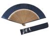 Kyoto Fan for 45 Short High Made by Kyoto Comes with Fan Paper Box [Hasegawa] Men, Ribs, Fabric, Quality, Craftsmen, Bag, (bamboo)