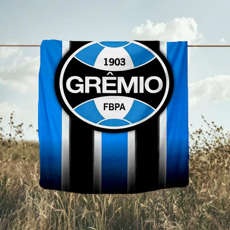 1PC Grêmio FBPA Printed Soft Flannel Blanket Throw for Adult Bedroom Living Room Sofa Camping Travel Fan gifts Christmas Gifts