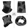 Elastic lce Silk Bandana Hanging Ear Cycling Balaclava Neck Protection Headband Scarf  Summer