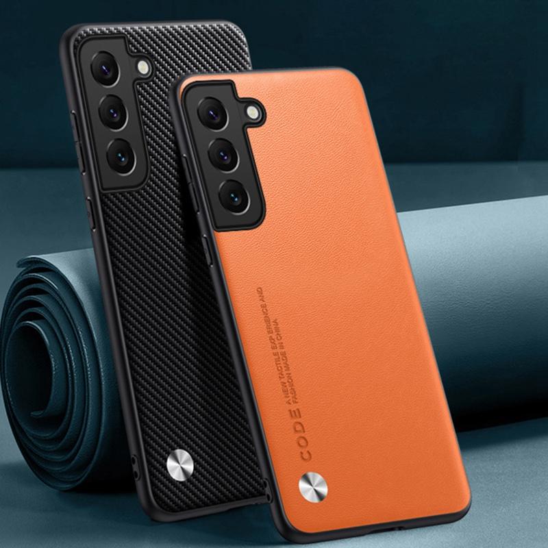 Роскошный кожаный чехол для Samsung Galaxy S21 FE S22 S23 Plus, силиконовый защитный чехол для телефона Samsung S21 S22 Ultra Coque