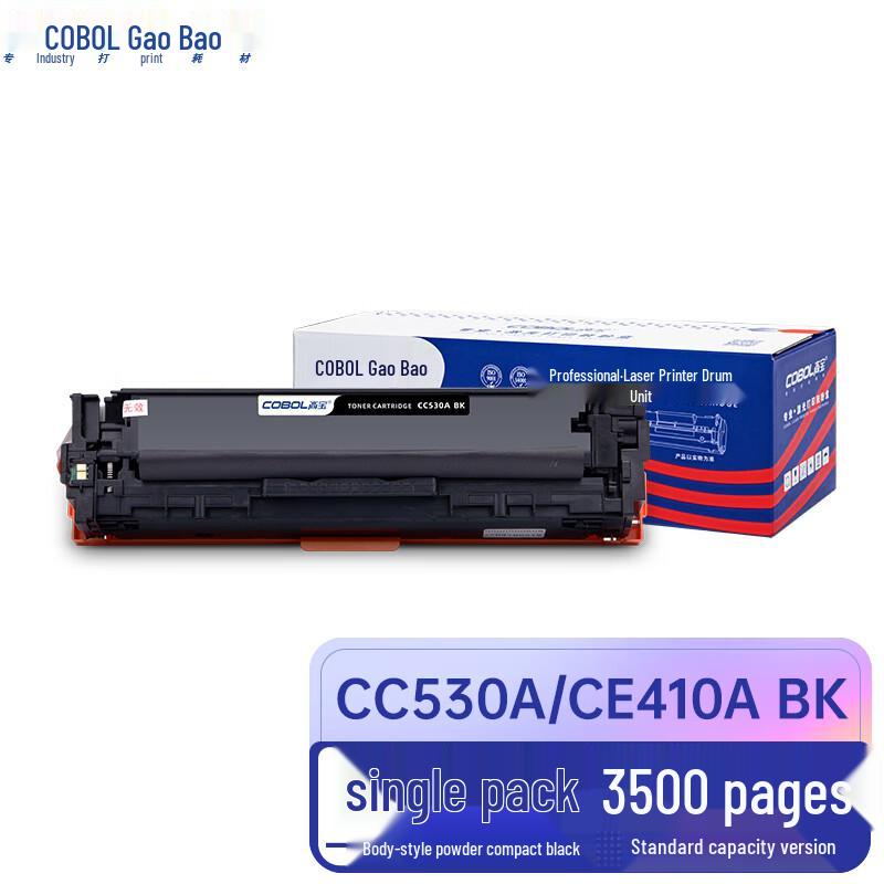 COBOL CC530A/CE410A Compatible Black Toner Cartridge