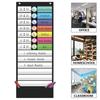 Daily Schedule Pocket Chart 13+1 Pockets Educational Chart for Classroom Office Home Preschool Activity