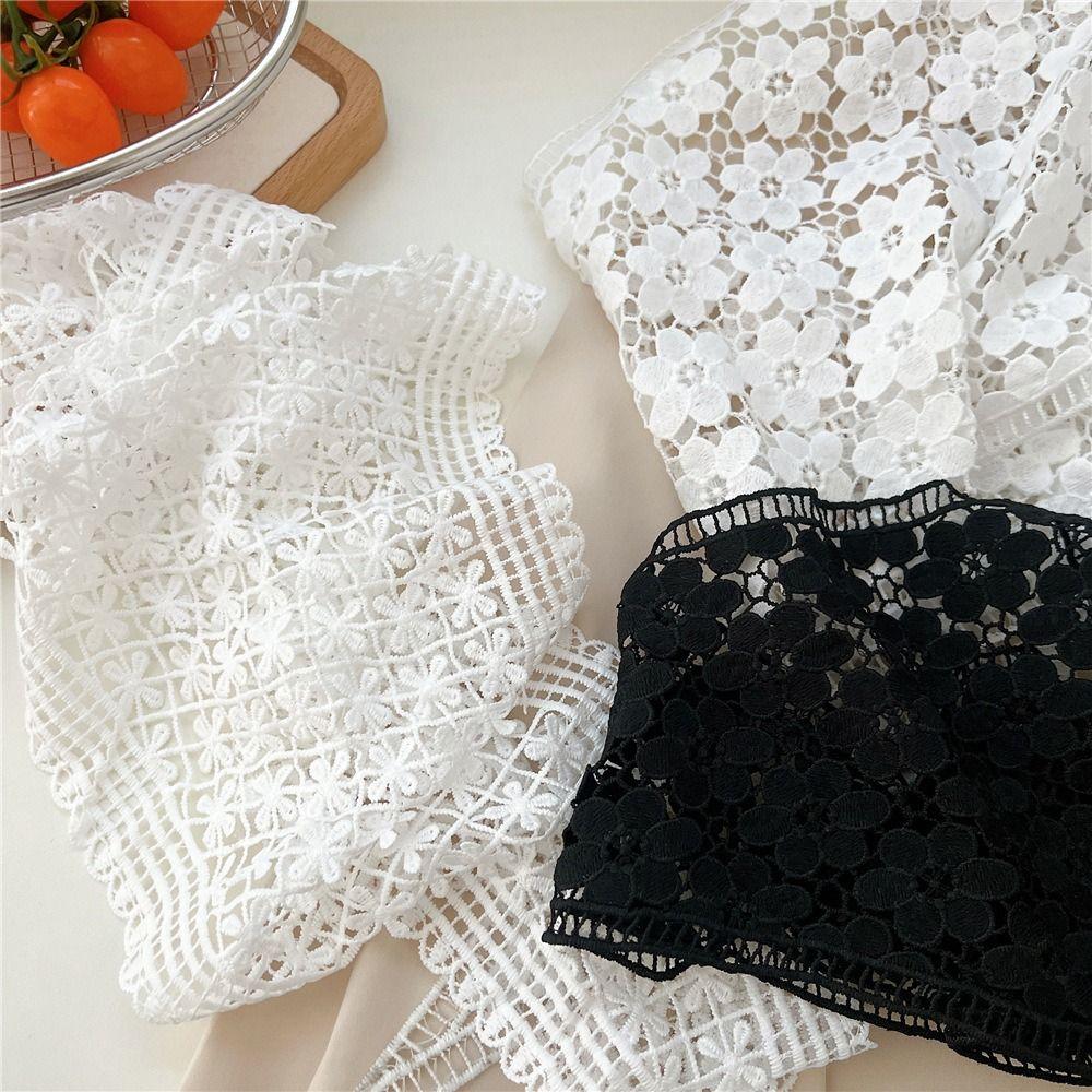 Embroidered Lace Headband Floral Printed Skirt Curtain Elegant Lace Triangle Scarf Ladies