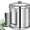 1,3 л масленка кухонная чашка-фильтр для масла бытовая фильтрующая сетка масло для бака кастрюли утечка масла протекание хранение нержавеющая сталь матовый