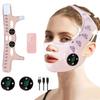 EMS Facial Massager Current Muscle Stimulator V Shape Face Lifting Slimming Mask Reduce Double Chin Neck Face Cheek Lift Up Belt Eye Beauty Device