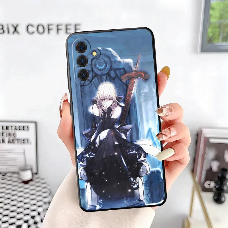 Мягкий чехол для телефона Fate Zero Stay Night Saber для Samsung A17 A37 A57 A16 A26 A36 A56 A15 A25 A35 A55 A14 A24 A34 A54 A13 A23 A33 A