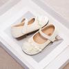 2024 Girls Mary Janes Chinese Style Shallow Flowers Embroidery Hook & Loop Children Fashion Casual Shoes Drop Shipping Platform