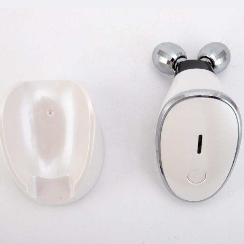 Электрический роликовый массажер для лица, лифтинг и подтяжка, микротоковый массажный аппарат, для похудения лица, косметическое устройство, новый