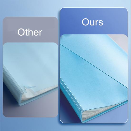 Фотоальбом со стразами A3, 60 страниц, прозрачные карманы, дизайн с пряжкой, удобная защита при переноске, устойчивая к трещинам папка