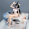 Overlord 16Cm Albedo Anime Figure White Swimsuit Models Collection Ornaments Action Noodle Stopper Model Pvc Collectible Toy