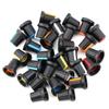 30PCS/lot WH148 Potentiometer Knob Cap(copper Core) 15X17mm 6mm Shaft Hole AG2 Power Adapter Switch Caps 5value*6PCS=30PCS