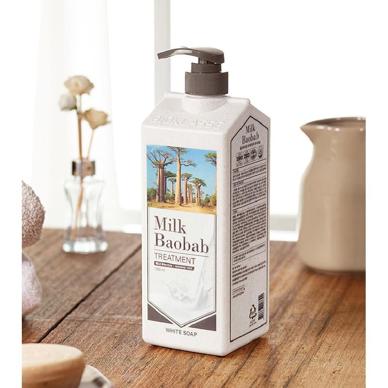Парфюмированное белое мыло MILK BAOBAB 500мл