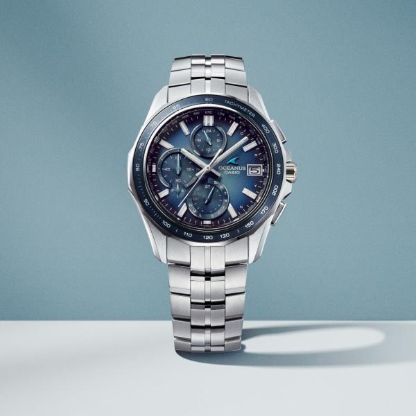 Casio Часы OCEANUS RETRO TONE Manta S7000 OCW-S7000RA-2AJF с синим циферблатом