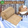1 Roll 300/500CM Burlap Tree Protector Wrap Winter Cold Weather Outdoor Garden Tree Trunk Frost Protection Cover Natural Jute Anti-freeze Plants