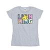 Disney Womens/Ladies The Lion King Pattern Logo Cotton T-Shirt