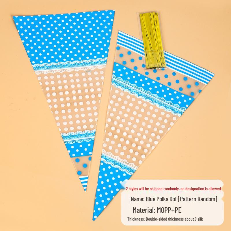 Креативный протеиновый попкорн конфеты треугольный пластиковый мешок с завязками