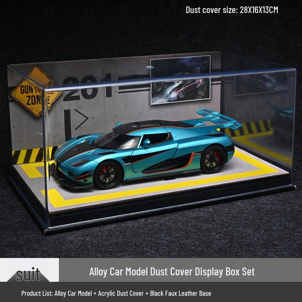 1:24 Koenigsegg ONE Alloy Car Model with Ejection Doors - Sports Car Ornament and Toy