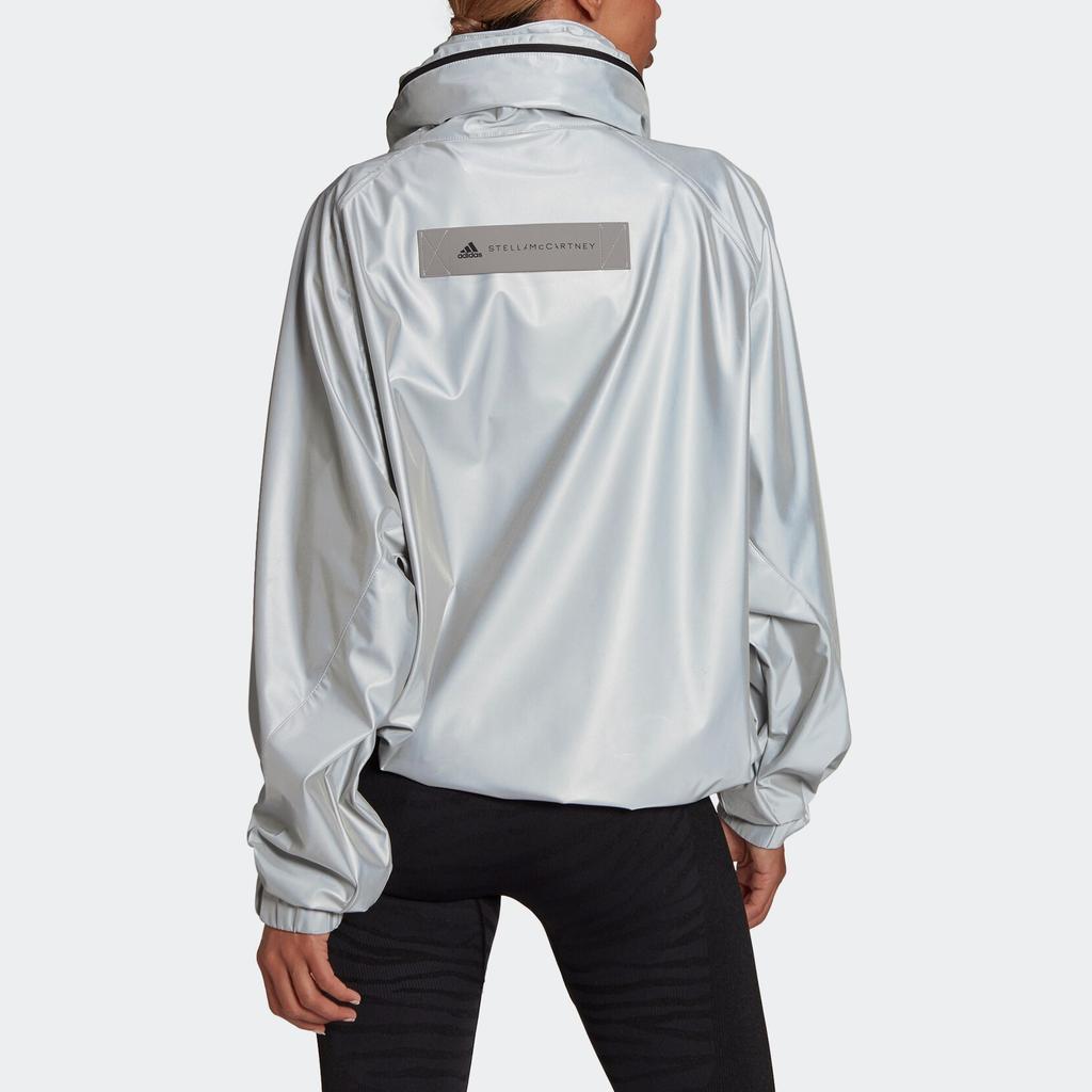 Adidas Stella McCartney Earth Protector Pull-On Jacket Women Jackets Silver HA0258