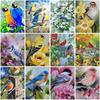 DIY Bird 5D Diamond Painting Full Round Drill Resin Animal Diamond Embroidery Cross Stitch Kits Wall Art  Home Decor Gift